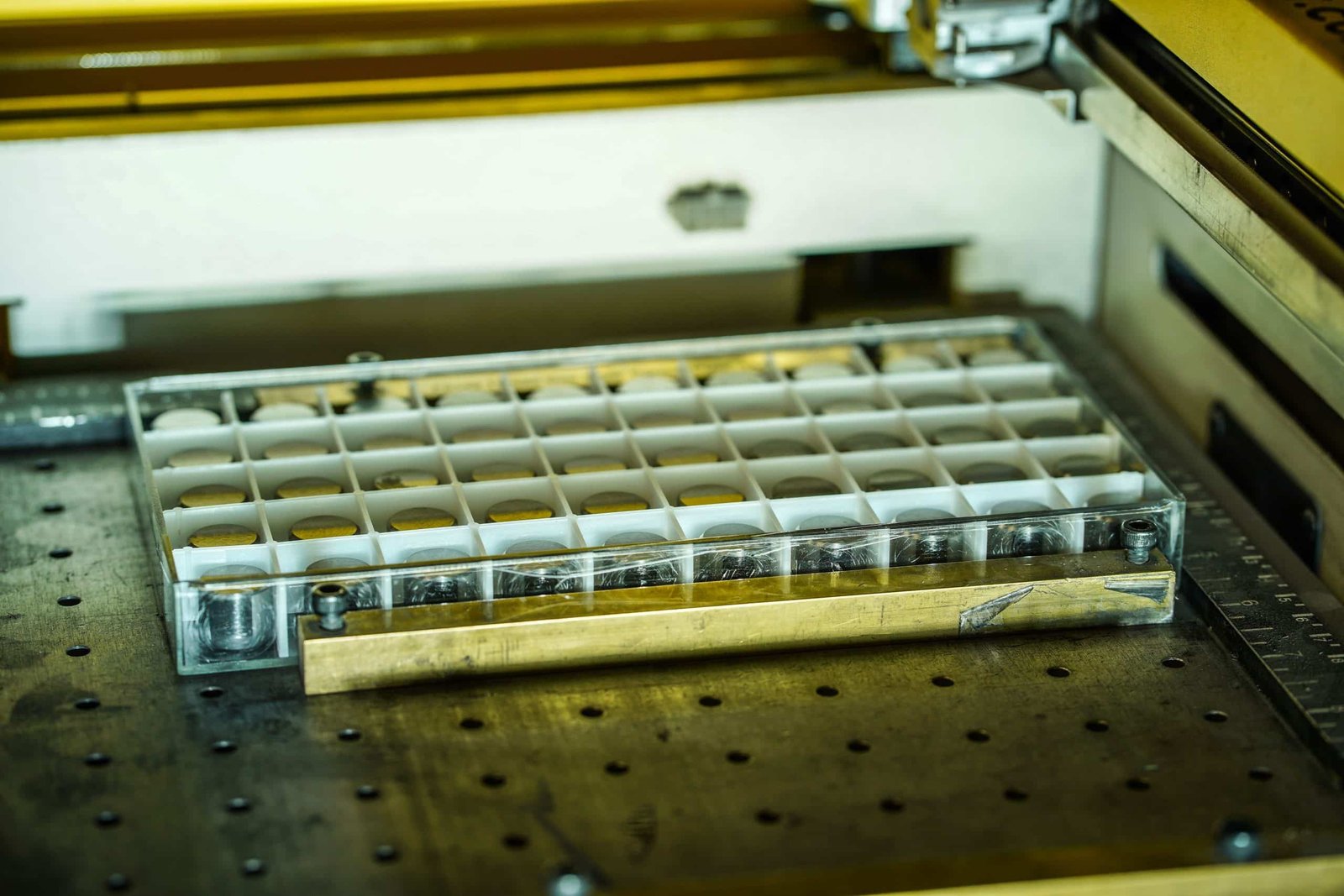 Side view of Drillexa’s state-of-the-art Omega cutters ready to ship