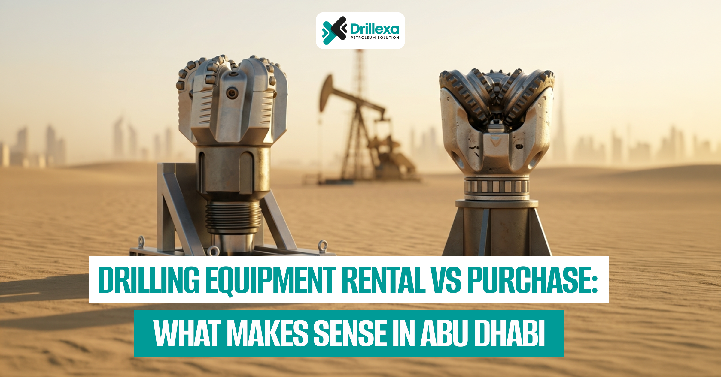 Drilling equipment rental vs purchase comparison for Abu Dhabi contractors, showing cost, utilisation, ownership, and rental decision factors.